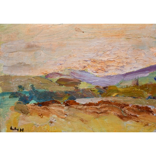 284 - Circle of Letitia Marion Hamilton (1878-1964) Irish. A Landscape, Oil on Board, Signed with Initials... 