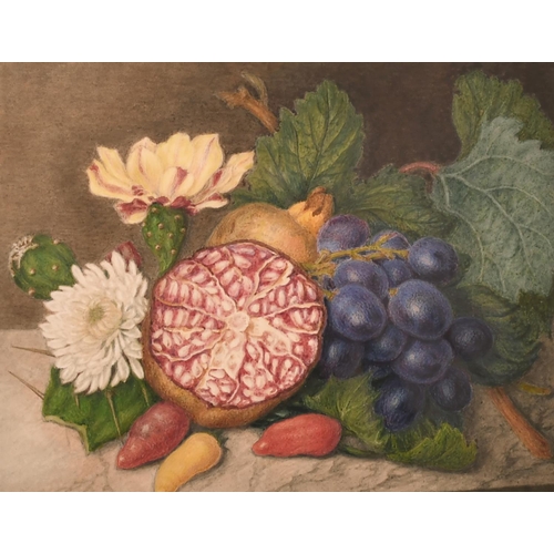 49 - 19th Century English School. Still Life of Flowers in an Urn, Watercolour, 8.5” x 11.5” (21.5 x 29cm... 