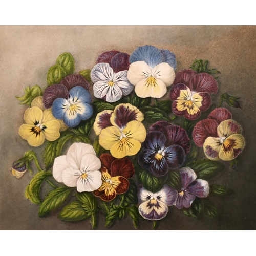 49 - 19th Century English School. Still Life of Flowers in an Urn, Watercolour, 8.5” x 11.5” (21.5 x 29cm... 