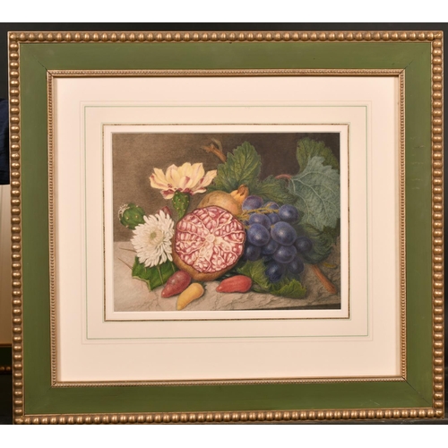 49 - 19th Century English School. Still Life of Flowers in an Urn, Watercolour, 8.5” x 11.5” (21.5 x 29cm... 