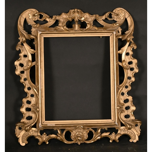 590 - Early 20th Century English School. A Carved Giltwood Florentine Style Frame, rebate 10” x 8” (25.4 x... 