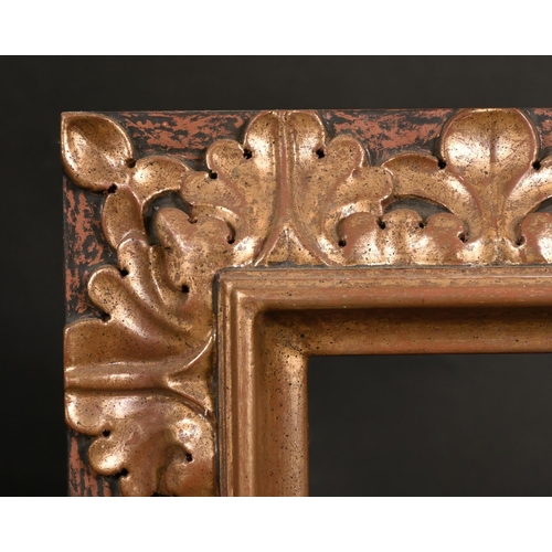 591 - 20th Century English School. A Gilt and Painted Frame, rebate 10” x 7” (25.4 x 17.7cm)