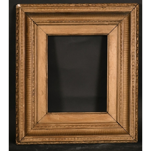 594 - 19th Century English School. A Gilt Composition Frame, rebate 9” x 7” (22.8 x 17.7cm)