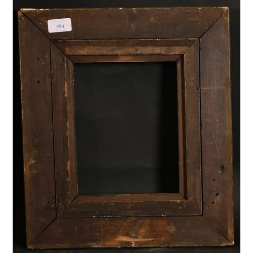 594 - 19th Century English School. A Gilt Composition Frame, rebate 9” x 7” (22.8 x 17.7cm)