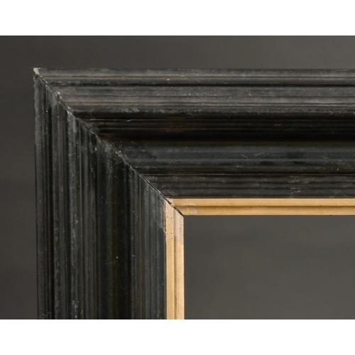 595 - 19th Century European School. A Black and Gilt Frame, rebate 9” x 6.5” (23 x 16.5cm)