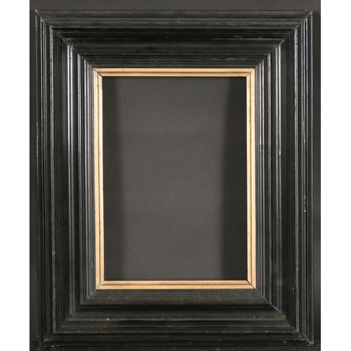 595 - 19th Century European School. A Black and Gilt Frame, rebate 9” x 6.5” (23 x 16.5cm)