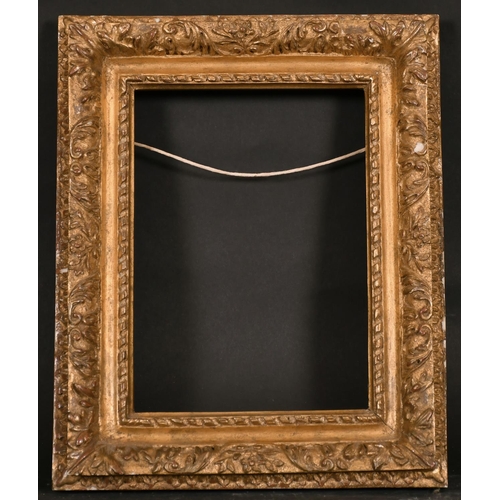 596 - 20th Century English School. A Louis Style Gilt Composition Frame, rebate 9” x 6.5” (22.8 x 16.5cm)