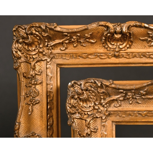 597 - 19th Century English School. A Pair of Gilt Composition Frames, rebate 8.5” x 6.5” (21.5 x 16.5cm) (... 