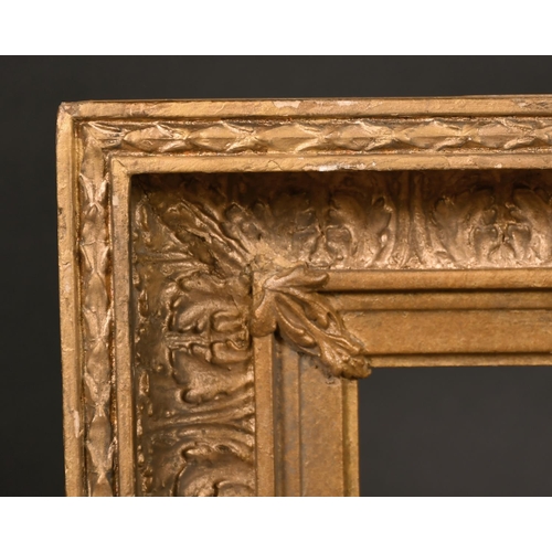 598 - 19th Century English School. A Gilt Composition Frame, rebate 6” x 4.75” (15.2 x 12cm)