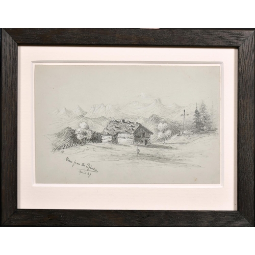 78 - 19th Century English School. “Frankenberg’, Watercolour, Inscribed and Dated ‘Sept 9th 1868’, 5.5” x... 