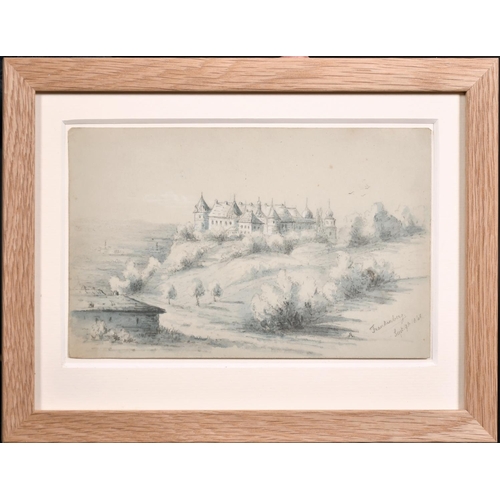 78 - 19th Century English School. “Frankenberg’, Watercolour, Inscribed and Dated ‘Sept 9th 1868’, 5.5” x... 