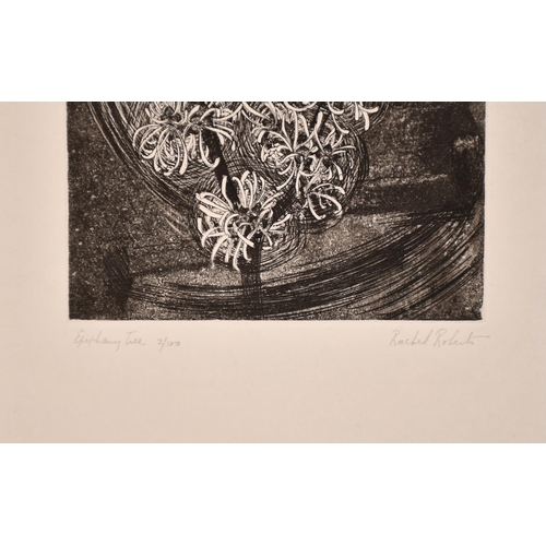 298 - Rachel Roberts (20th Century) British. “Epiphany Tree”, Etching, Signed, Inscribed, and Numbered 2/1... 