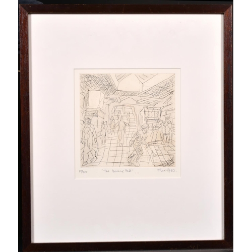 299 - Leon Kossoff (1926-2019) British. “The Booking Hall”, Etching, Signed, Inscribed, Dated ’82 and Numb... 