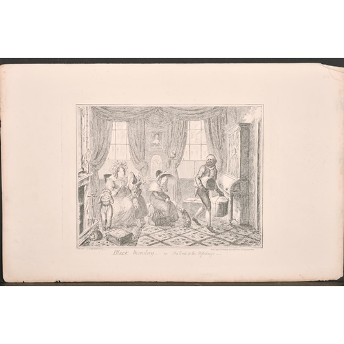 10 - After George Cruikshank (1792-1878) British. “At Home in the Nursery”, Print, Unframed 7.25” x 9.75”... 