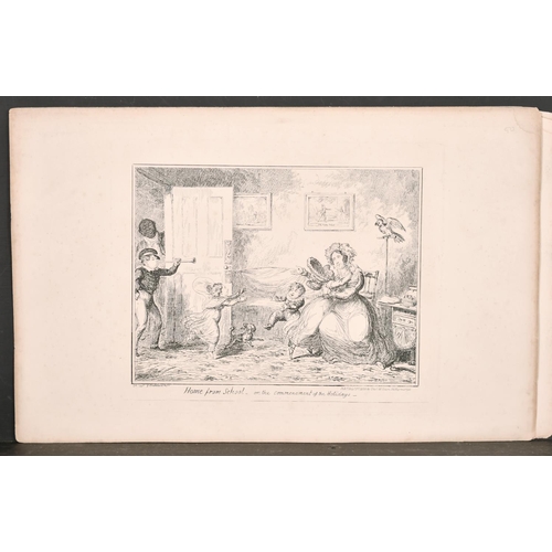 10 - After George Cruikshank (1792-1878) British. “At Home in the Nursery”, Print, Unframed 7.25” x 9.75”... 