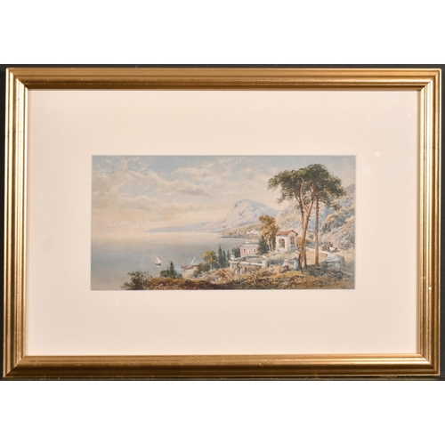 103 - Charles Edmund Rowbotham (1856-1921) British. A Neapolitan Coastal View, Watercolour, Signed and Dat... 