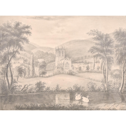 111 - 19th Century English School. “Malvern”, Pencil, Inscribed in Pencil, Unframed, 11.75” x 15.5” (30 x ... 