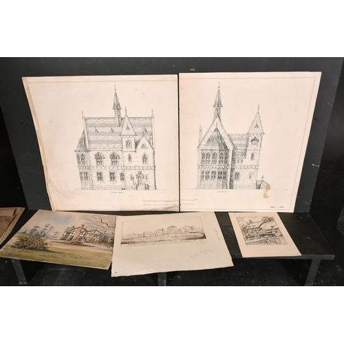 111 - 19th Century English School. “Malvern”, Pencil, Inscribed in Pencil, Unframed, 11.75” x 15.5” (30 x ... 