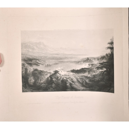 13 - After John Martin (1789-1854) British. “The Plains of Heaven”, Print, Unframed 10.5” x 16.25” (26.7 ... 