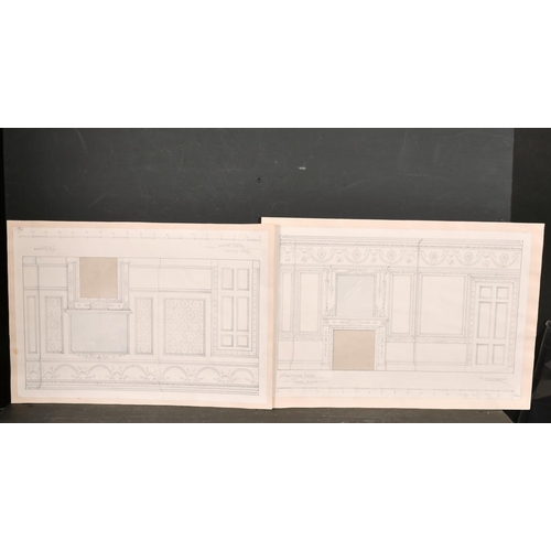 180 - 19th Century Irish School. Architectural Designs relating to Colebrook Park Manor, Northern Ireland,... 