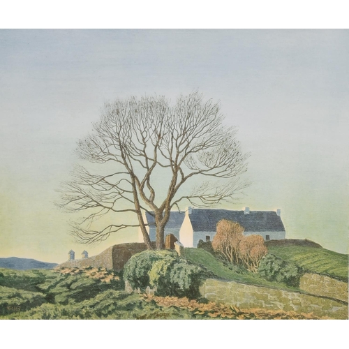 181 - Cyril Walter Bion (1889-1976) Irish. “Evening Glow in Ireland”, Print in Colours, Signed in Pencil, ... 