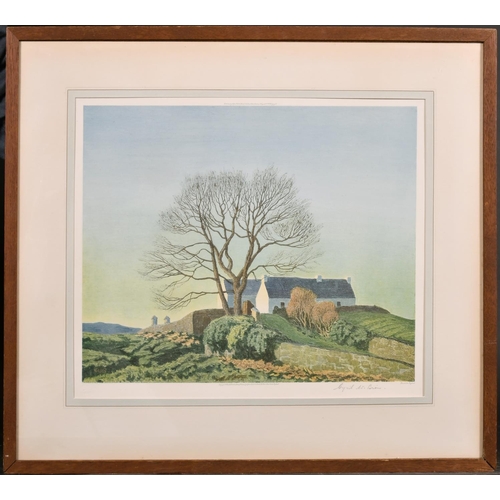 181 - Cyril Walter Bion (1889-1976) Irish. “Evening Glow in Ireland”, Print in Colours, Signed in Pencil, ... 