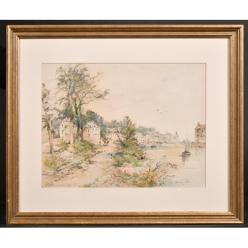 229 - Maurice Levis (1860-1940) French. “Valery En Caux, Normandy”, Watercolour, Signed, Inscribed and Dat... 