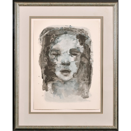 243 - Leonor Fini (1907-1996) Argentinian/French. Head of a Girl, Print, Signed, and Inscribed and Dated 1... 