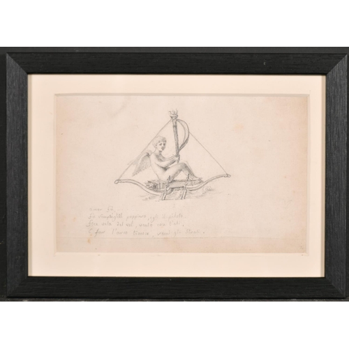 28 - 19th Century English School. A Study of Classical Lamps, Pencil and Wash, 7” x 4.5” (17.7 x 11.4cm) ... 