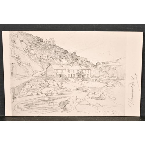 293 - Samuel John Lamorna Birch (1869-1955) British. “Views in Lamorna Valley”, Postcard, Signed in Pencil... 