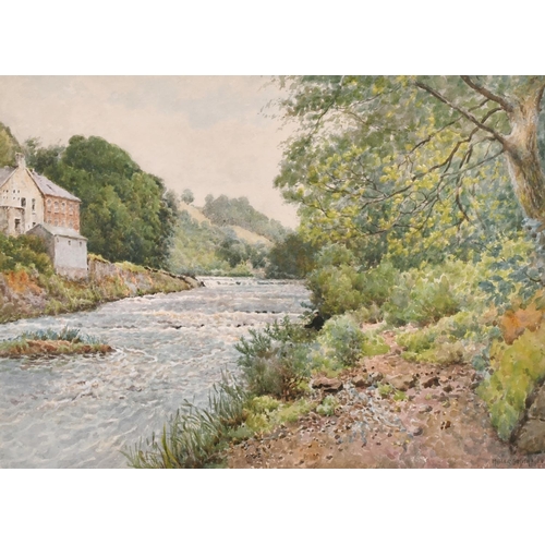 301 - Miller Smith (1854-1937) British. ‘An Old Mill by the Stream’, Watercolour, Signed and Dated 1928, a... 