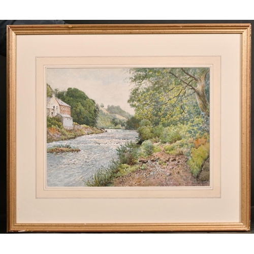 301 - Miller Smith (1854-1937) British. ‘An Old Mill by the Stream’, Watercolour, Signed and Dated 1928, a... 