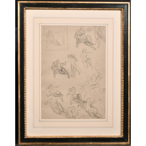 312 - Early 20th Century English School. Sketch of Figures, Pencil, 15.75” x 11.25” (40 x 29.8cm)