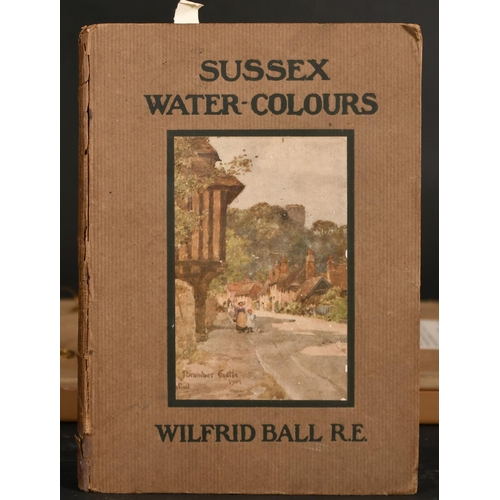 313 - Wilfred William Ball (1853-1917) British. “Knock Hundred Row, Midhurst”, Watercolour, Signed, Inscri... 