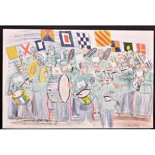 336 - Raoul Dufy (1877-1953) French. “The Band, 1949”, Print, Published by School Prints Ltd, Unframed 19.... 