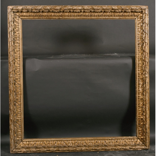 410 - 19th Century European School. A Carved Giltwood Frame, rebate 40” x 38.5” (101.6 x 97.8cm)