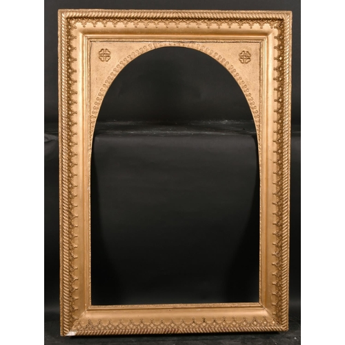 411 - 19th Century English School. A Fine Gilt Composition Frame, with arched top, rebate 40” x 26” (101.6... 