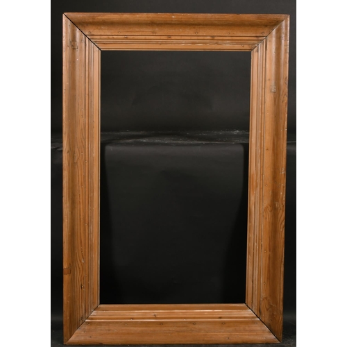 412 - 19th Century English School. A Stripped Wooden Frame, rebate 40” x 23.5” (101.6 x 59.7cm)