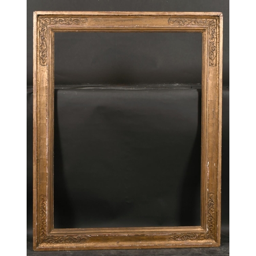 413 - 19th Century European School. A Gilt Composition Frame, rebate 38.5” x 29.25” (97.7 x 74.3cm)