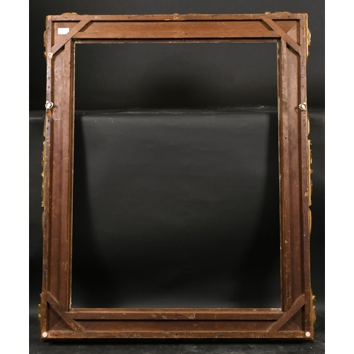 417 - 19th Century English School. A Gilt Composition Frame, with swept centres and corners, rebate 36” x ... 