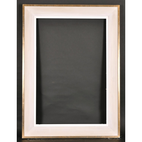 423 - 20th Century English School. A Gilt and White Painted Frame, rebate 36” x 24” (91.5 x 61cm)