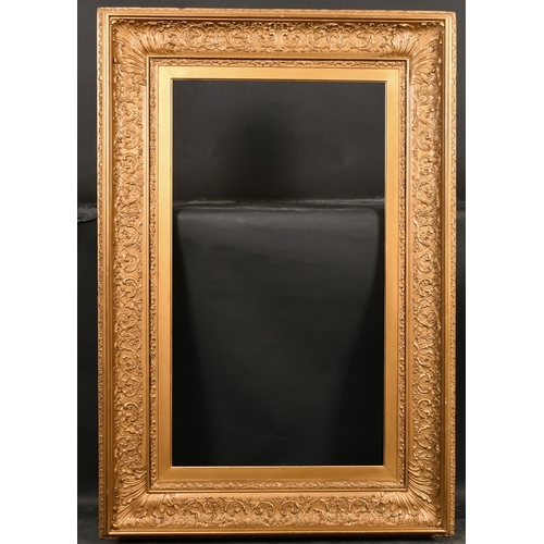 425 - 19th Century English School. A Gilt Composition Frame, rebate 36” x 20” (91.5 x 50.8cm)