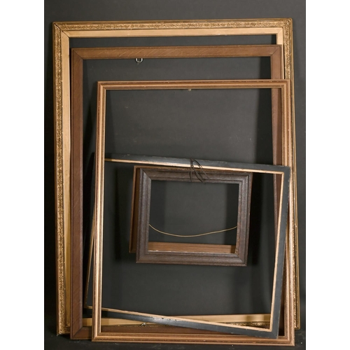 429 - 19th Century English School. A Gilt Composition Frame, rebate 34” x 25.5” (86.4 x 64.8cm), and five ... 