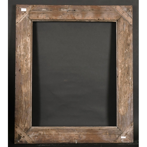 433 - 18th Century European School. A Stripped Carved Wood Frame, with a later gilt strip, rebate 32” x 25... 