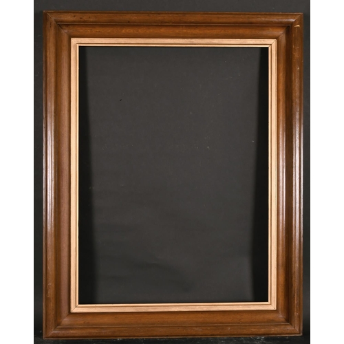 434 - 19th Century English School. A Stripped Wooden Frame, with a gilt slip, rebate 31.5” x 23.5” (80 x 5... 