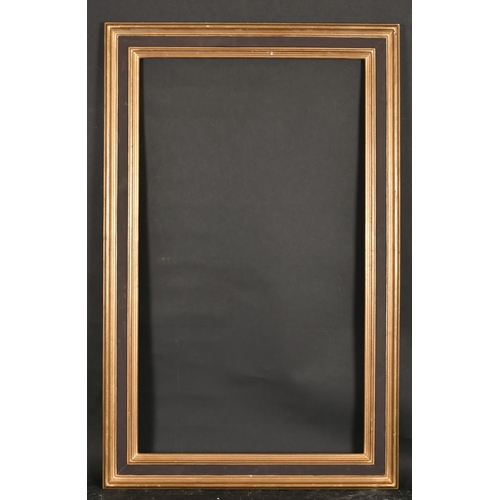 435 - 20th Century English School. A Gilt and Painted Frame, rebate 31.5” x 18.25” (80 x 46.3cm)