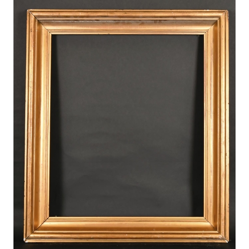 437 - 19th Century English School. A Hollow Gilt Frame, rebate 30.5” x 25.5” (77.5 x 64.7cm)