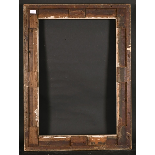 438 - 19th Century English School. A Gilt Composition Frame, rebate 30.5” x 20.5” (77.5 x 52cm)