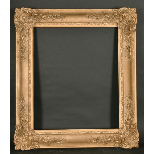 442 - 19th Century English School. A Gilt Composition Frame, with swept corners rebate 30” x 25” (76.2 x 6... 