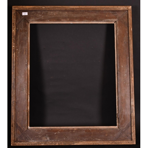 442 - 19th Century English School. A Gilt Composition Frame, with swept corners rebate 30” x 25” (76.2 x 6... 